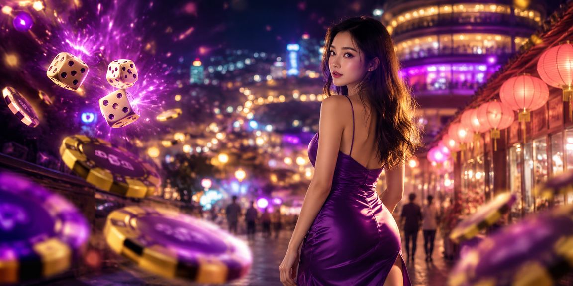 Khung cảnh giải trí đêm với trò chơi tại Đà Lạt
